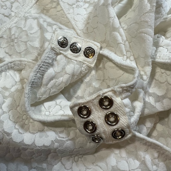 Vintage Ann Taylor Lace Bodysuit size L - Picture 10 of 15